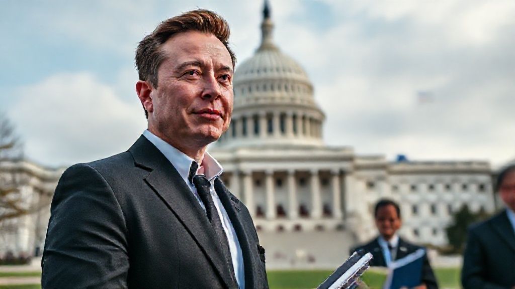 Strategic policy administration office and public governance briefing room addressing Elon Musk Predicts Vance Will Serve