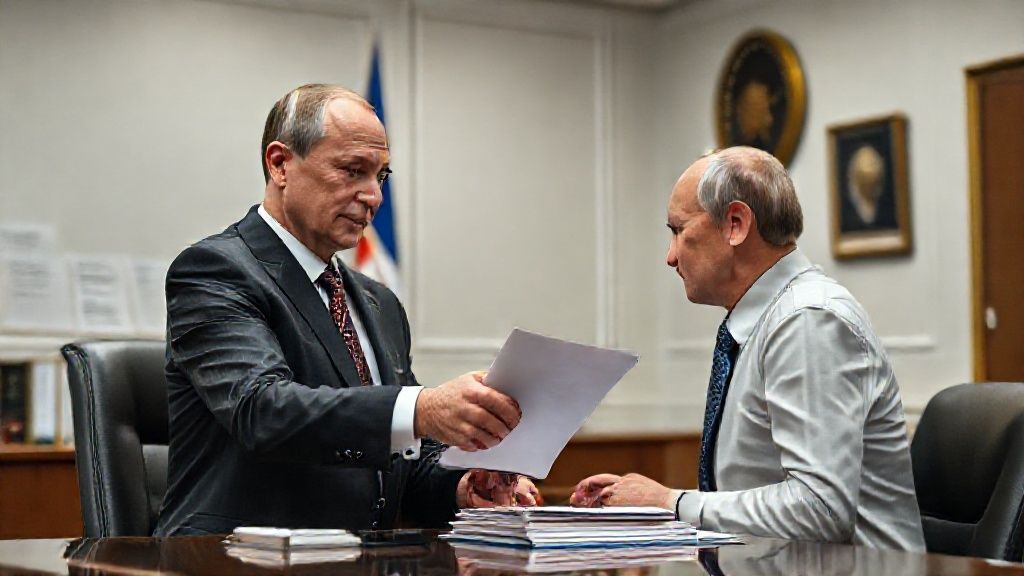 Strategic policy administration office and public governance briefing room addressing Putin Receives Witkoff Kremlin