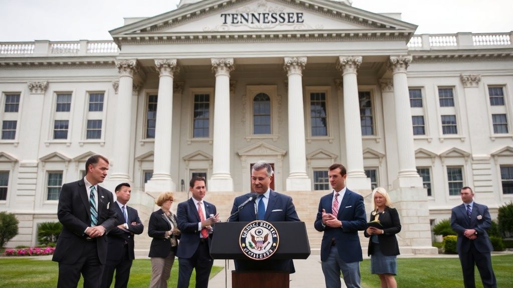 Civic assembly hall and voter participation precinct during Tennessee voters the polls House special
