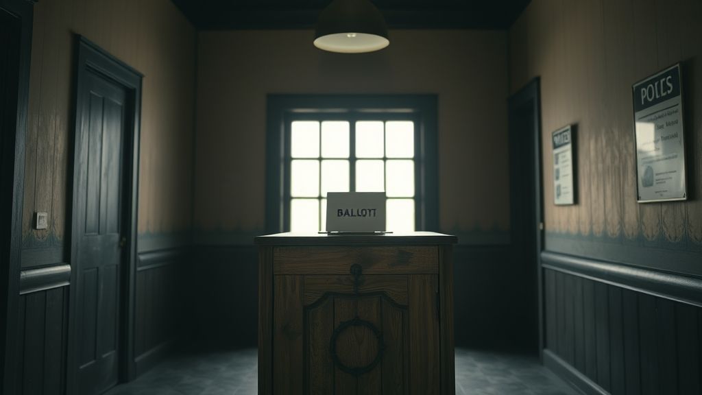 Advanced technological control center and interactive interfaces deployed for The City Where the Dead Voted